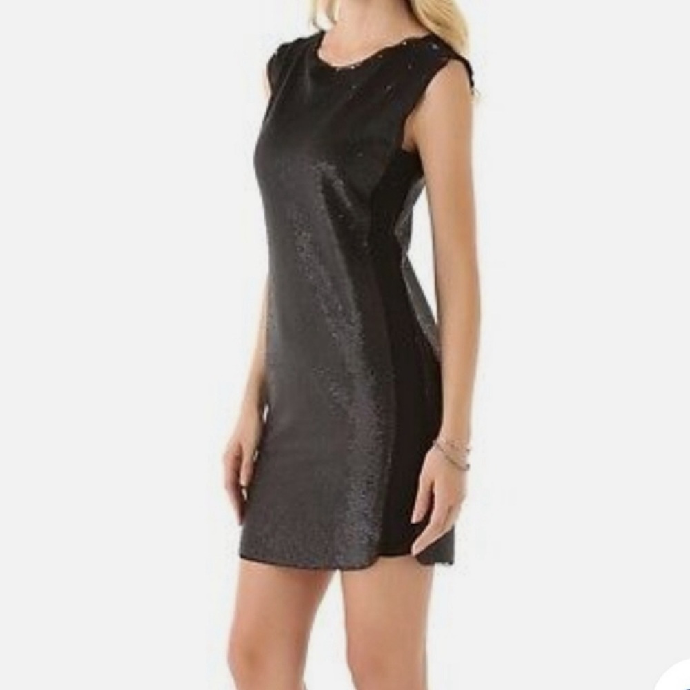 Rebecca Taylor All Over Sequin Dress in Caviar
Rebecca Taylor
